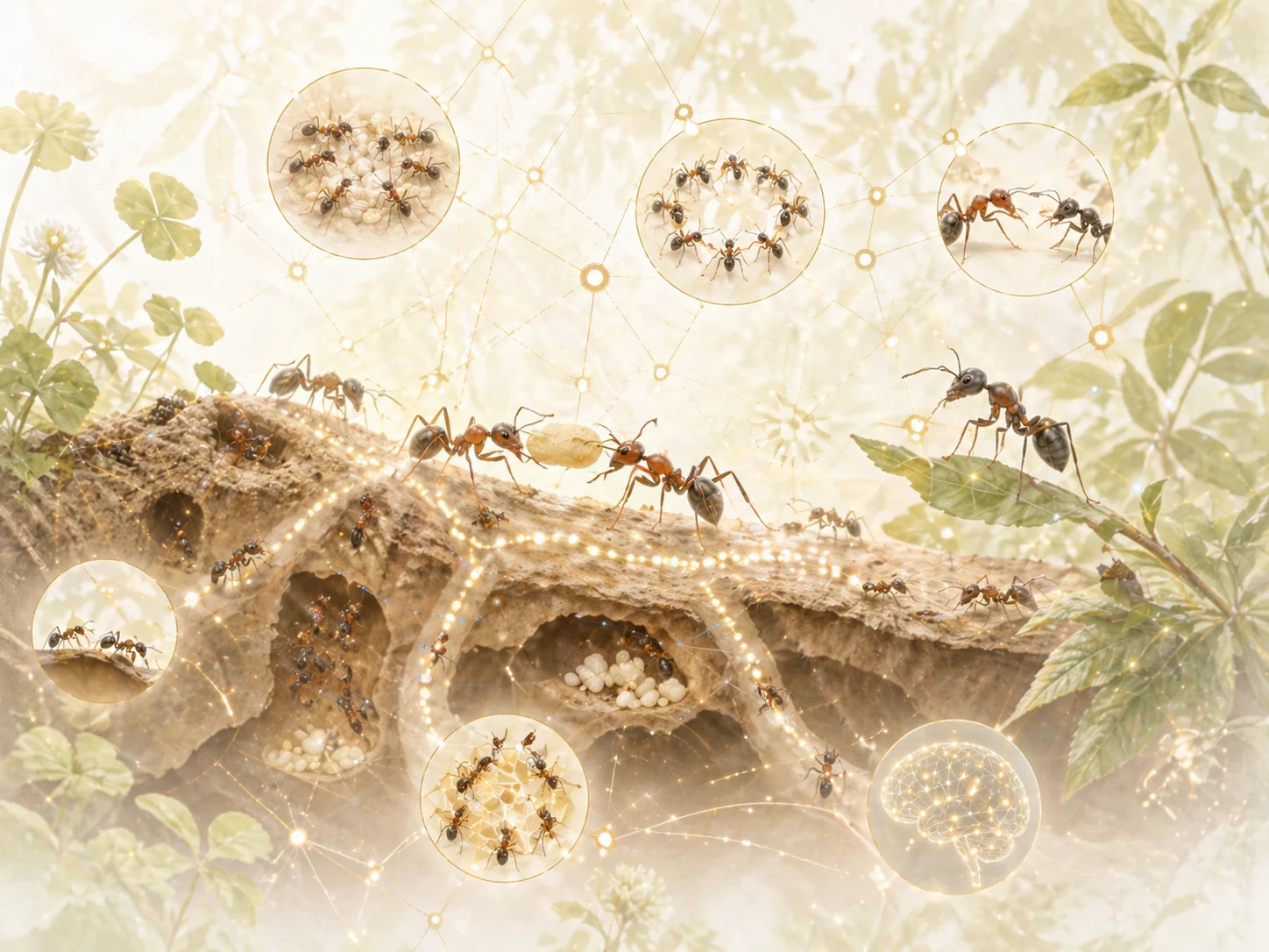 Fourmis en mode clair