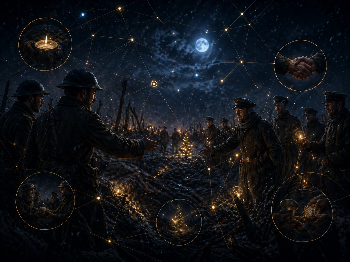 Trêve des tranchées en mode sombre