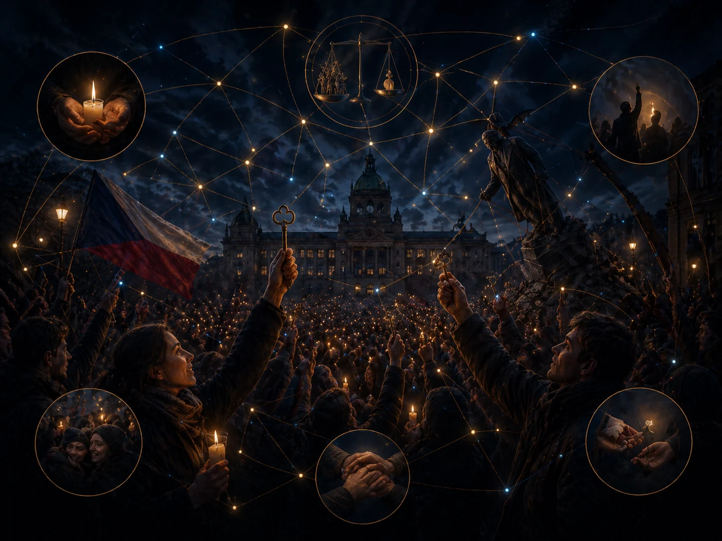 Révolution de Velours en mode sombre