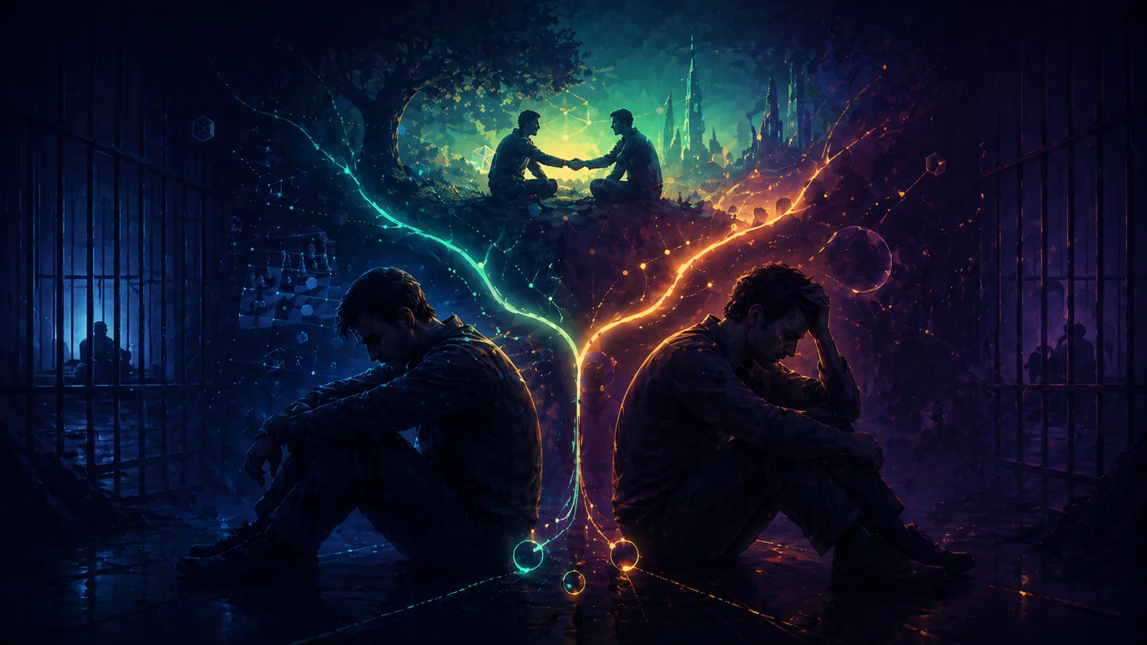 Deux prisonniers regrettent un résultat sous-optimal